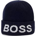Pánské Zimní čepice Boss v modré barvě ve velikosti Onesize ve slevě 