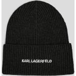 Dámské Čepice Karl Lagerfeld v černé barvě v elegantním stylu 