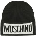 Dámské Designer Zimní čepice Moschino v černé barvě ve velikosti 0 ve slevě 