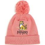Dětské čepice Dívčí v růžové barvě z bavlny ve velikosti 1 měsíc s bambulí ve slevě od značky KENZO Kids z obchodu Answear.cz 