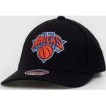 Čepice s vlněnou směsí Mitchell&Ness Brooklyn Nets černá barva, s aplikací