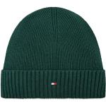 Pánské Zimní čepice Tommy Hilfiger Essentials v zelené barvě ve velikosti 0 ve slevě 