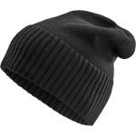 Pánské Čepice Fawler v černé barvě v moderním stylu Merino 