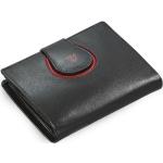 Dámské Kožené peněženky Arwel v černé barvě v moderním stylu z kůže ve slevě 