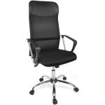 Kancelářské židle v černé barvě z polyuretanu s nastavitelnou výškou 