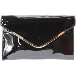 Dámské Luxusní kabelky David Jones v černé barvě v lakovaném stylu ve slevě 