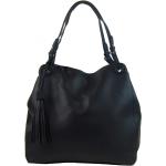 Kožené tašky přes rameno Bella Belly v černé barvě v elegantním stylu z polyuretanu veganské 
