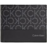 Černá pánská vzorovaná velká peněženka Calvin Klein - Pánské