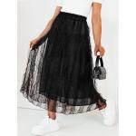 Dámské Tylové sukně DSTREET v černé barvě z polyesteru ve velikosti Onesize maxi ve slevě 