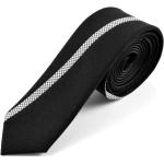 Pánské Úzké kravaty v černé barvě v moderním stylu 