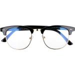 Černé brýle Clubmaster proti modrému světlu "Blue Hype"