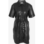 Dámské Kožené šaty Noisy May v černé barvě z koženky ve velikosti XS 