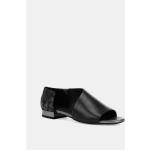 Černé dámské kožené sandály Geox Wistrey - Dámské
