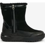 Dámské Kotníčkové boty na podpatku Geox v černé barvě z hovězí kůže ve velikosti 37 na zimu 