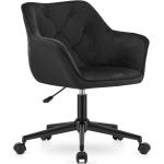 Kancelářské židle v černé barvě z plastu 