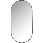  Zrcadla  J-line v bílé barvě v minimalistickém stylu z kovu oválná  