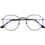 Pánské Brýle v černé barvě v hipsterském stylu z kovu ve slevě 
