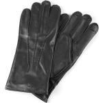 Pánské Kožené rukavice Salt & Hide v černé barvě z fleecu s perforováním 