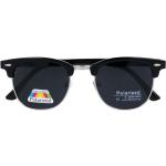 Pánské Polarizační sluneční brýle v černé barvě v hipsterském stylu z plastu ve slevě 