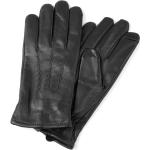 Pánské Kožené rukavice Salt & Hide v černé barvě z fleecu 