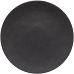 Dezertní talíře Costa Nova v černé barvě v minimalistickém stylu z břidlice s průměrem 16 cm 