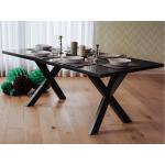 Černý jídelní stůl 180 cm - LISALA