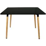 Jídelní stoly v černé barvě ve skandinávském stylu z buku 