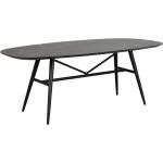 Jídelní stoly v černé barvě v moderním stylu z mramoru oválné 