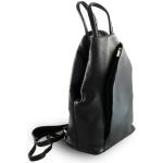 Černý kožený batůžek a kabelka Hazelien Arwel