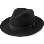 Pánské Fedora klobouky Fawler v černé barvě 