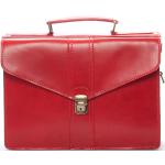 Pánské Kožené tašky přes rameno Italy v červené barvě v kancelářském stylu z hovězí kůže 