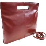 Kožené kabelky Arwel v červené barvě v elegantním stylu z kůže s kapsou na mobil ve slevě 