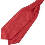 Pánské Kravaty v červené barvě ve vintage stylu s mozaikovým vzorem 