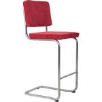 Barové židle Zuiver v červené barvě v elegantním stylu z plastu 