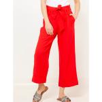 Dámské Culottes kalhoty Camaieu v červené barvě z viskózy ve velikosti XS 