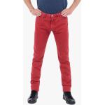 Pánské Slim Fit džíny Armani Jeans v červené barvě z džínoviny ve velikosti M 