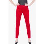 Dámská  Jarní a podzimní móda Armani Jeans v červené barvě z džínoviny 