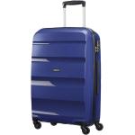 Kufry na kolečkách American Tourister v modré barvě v moderním stylu na čtyřech kolečkách 