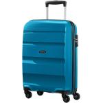Kufry na kolečkách American Tourister v modré barvě v moderním stylu na čtyřech kolečkách 