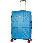 Plastové kufry Lee Cooper ve světle modré barvě v elegantním stylu z plastu 