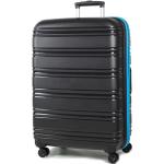 Cestovní kufr ROCK TR-0164/3-L PP - černá/modrá