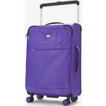 Textilní kufry Rock ve fialové barvě z látky o objemu 45 l 