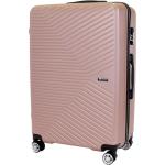 Abs kufry v růžové barvě z plastu s integrovaným zámkem o objemu 90 l 