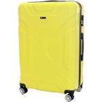 Abs kufry v žluté barvě s integrovaným zámkem o objemu 90 l 