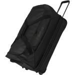 Tašky na kolečkách Travelite Basics v černé barvě z látky s vnější kapsou 