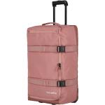 Tašky na kolečkách Travelite Kick Off ve starorůžové barvě v moderním stylu s vnější kapsou 