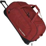 Tašky na kolečkách Travelite Kick Off v červené barvě v moderním stylu s reflexními prvky 