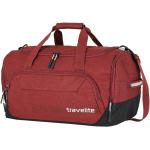 Cestovní tašky Travelite Kick Off v červené barvě v moderním stylu s reflexními prvky 