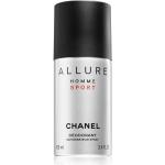 Pánské Antiperspiranty Chanel Allure Homme Sport sportovní o objemu 100 ml na suchou pleť 