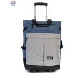 Chladící nákupní taška na kolečkách s chladící přední kapsou PUNTA COOL 10411-5300 modrá-šedá, fabrizio
